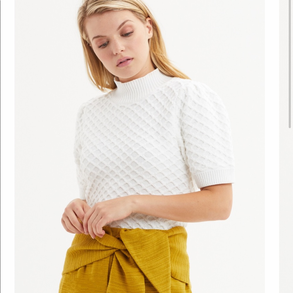 Marie Oliver Lattice Knit Sweater